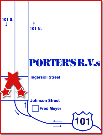 Porter's RV sketch map
